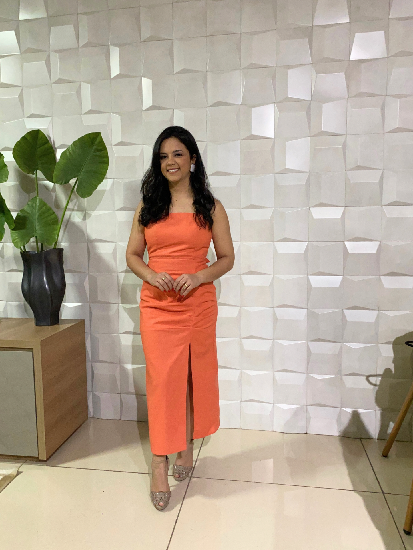 VESTIDO LETÍCIA CORAL