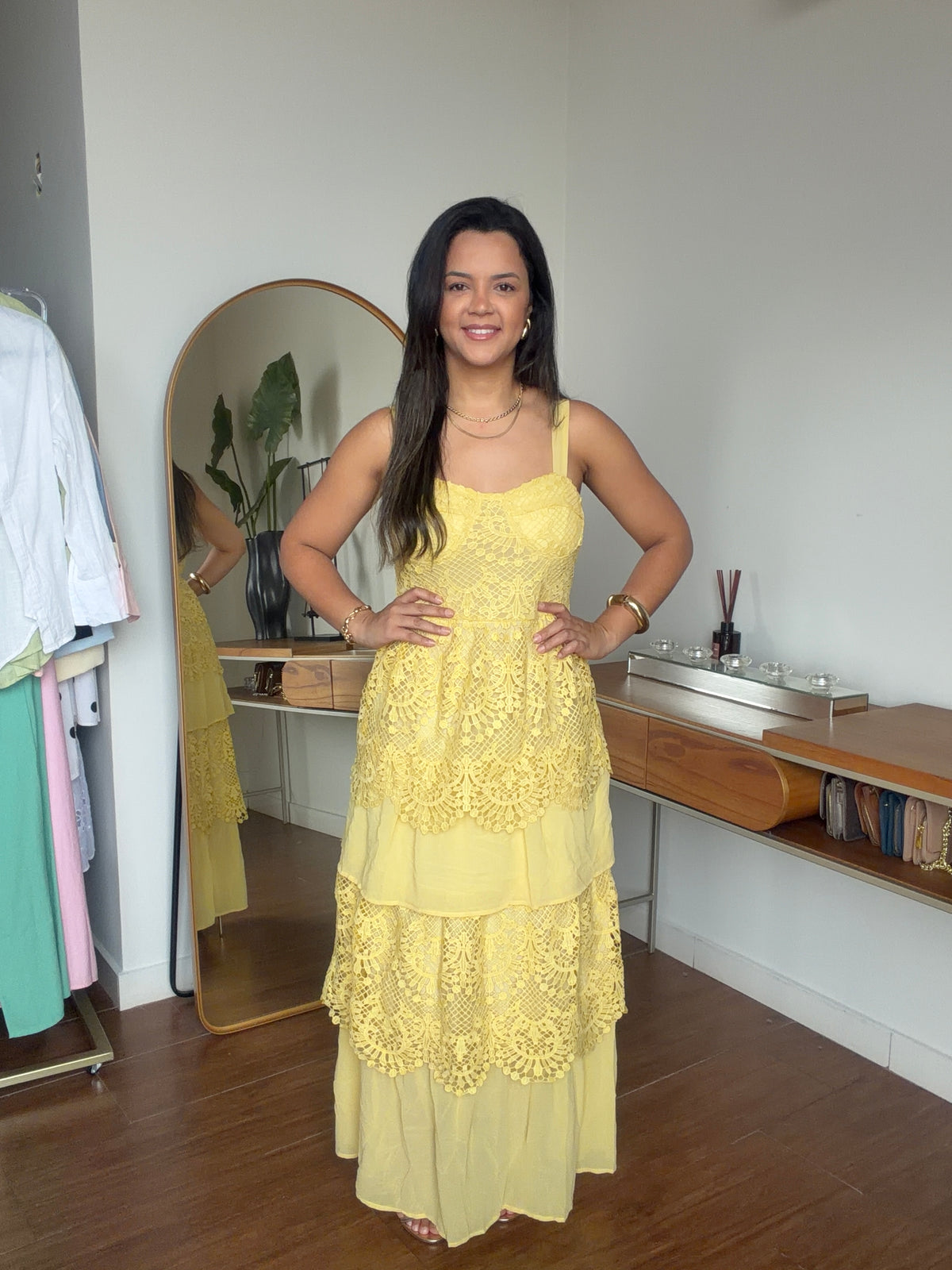 VESTIDO PATHY AMARELO