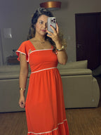 VESTIDO GLAU LARANJA