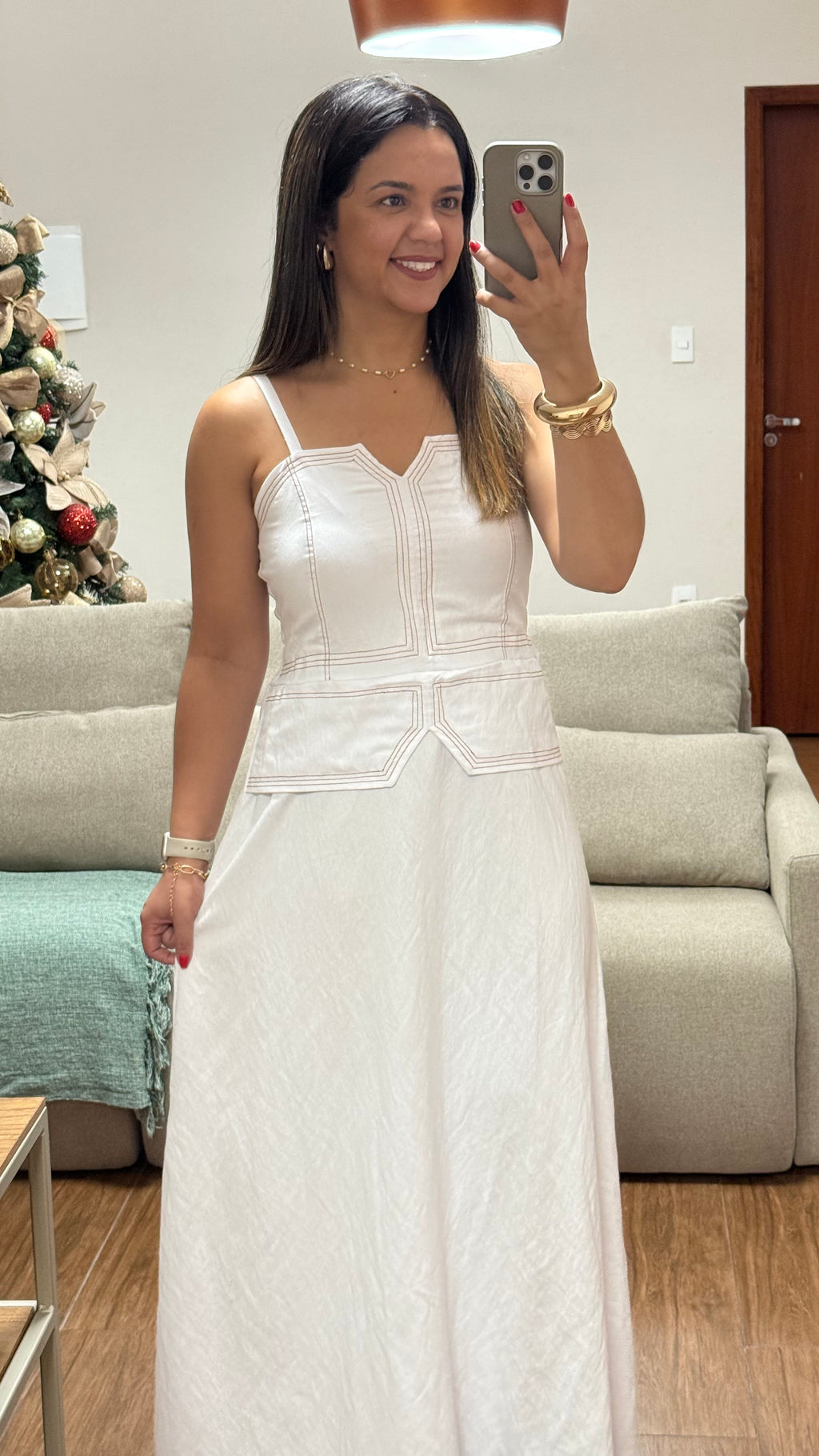 VESTIDO SERENA MIDI COM CORPETE