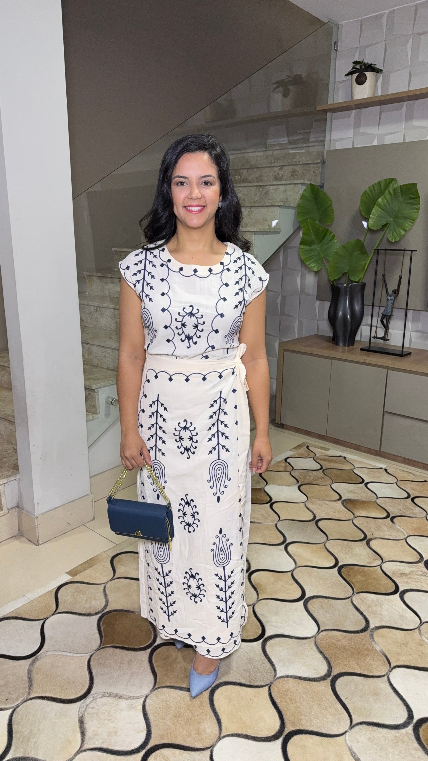 CONJUNTO JASMINE LINHO BORDADO
