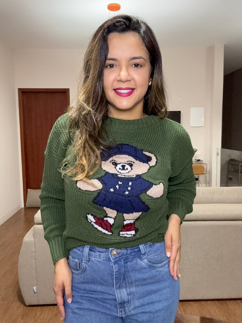 BLUSA TRICÔ URSO