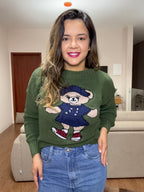 BLUSA TRICÔ URSO