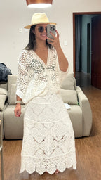CONJUNTO RIVIERA EM RENDA GUIPIR