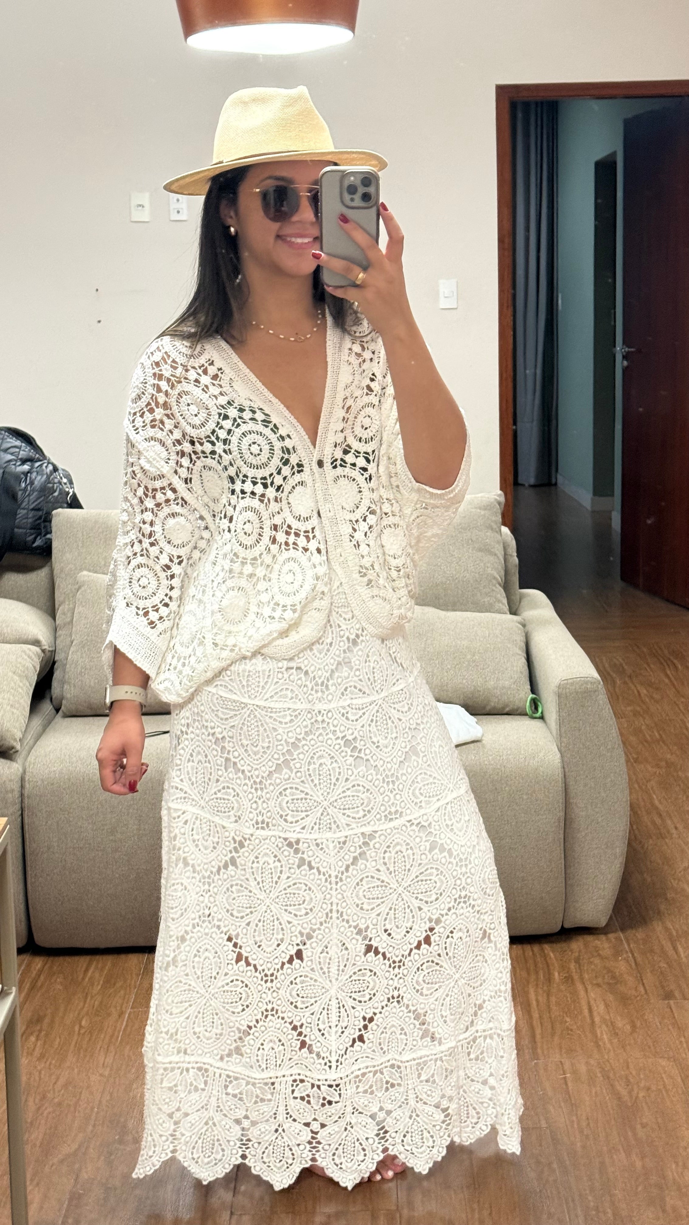 CONJUNTO RIVIERA EM RENDA GUIPIR