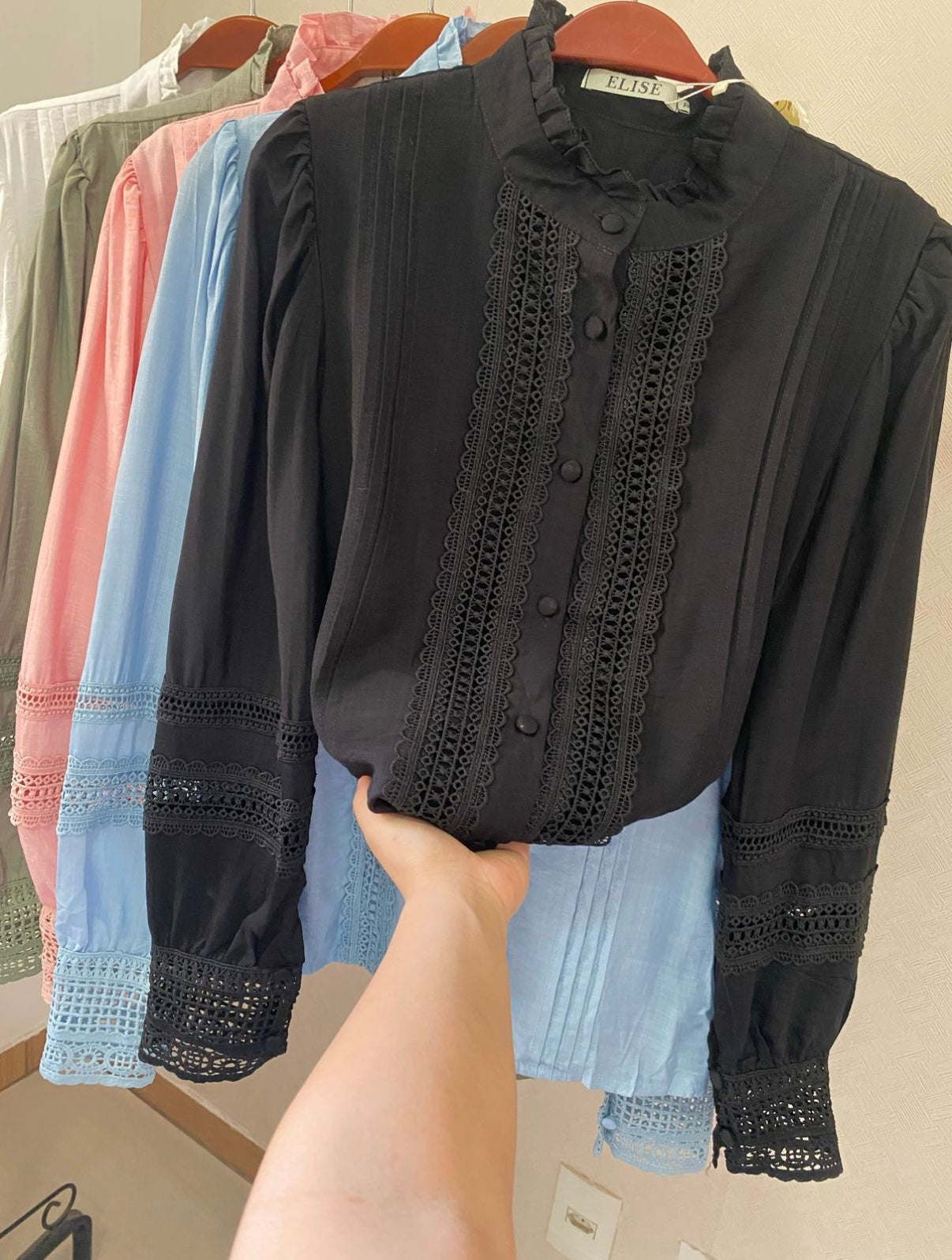 CAMISA KLOE | LINHO COM GUIPIR