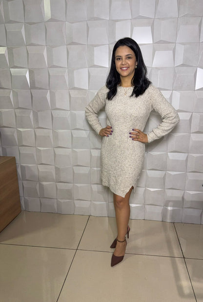 VESTIDO BARBARA BEGE