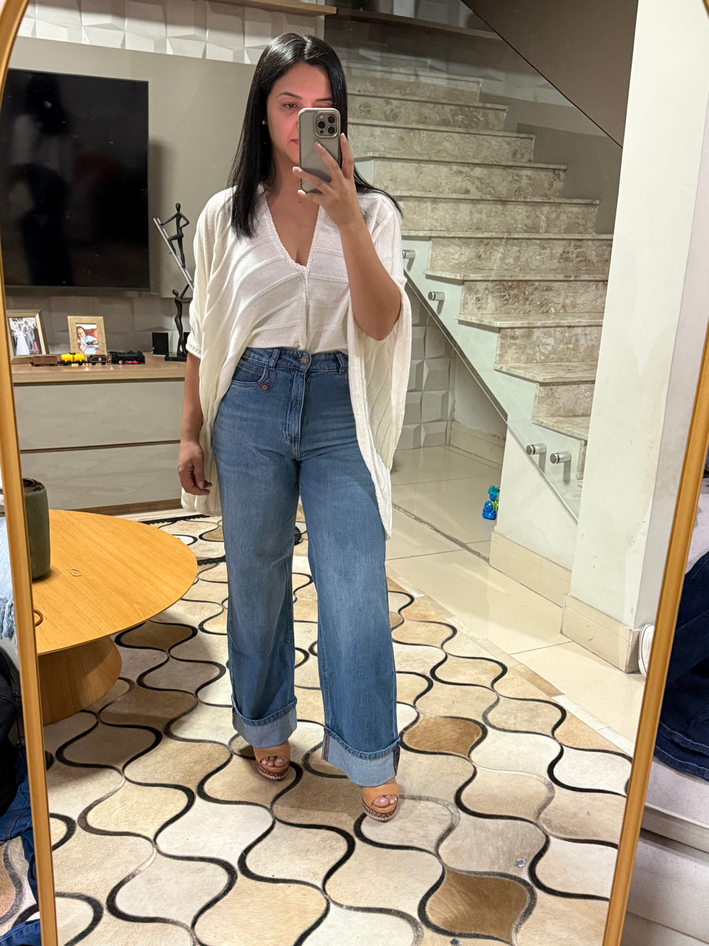 BLUSA CAPA NO TRICÔ