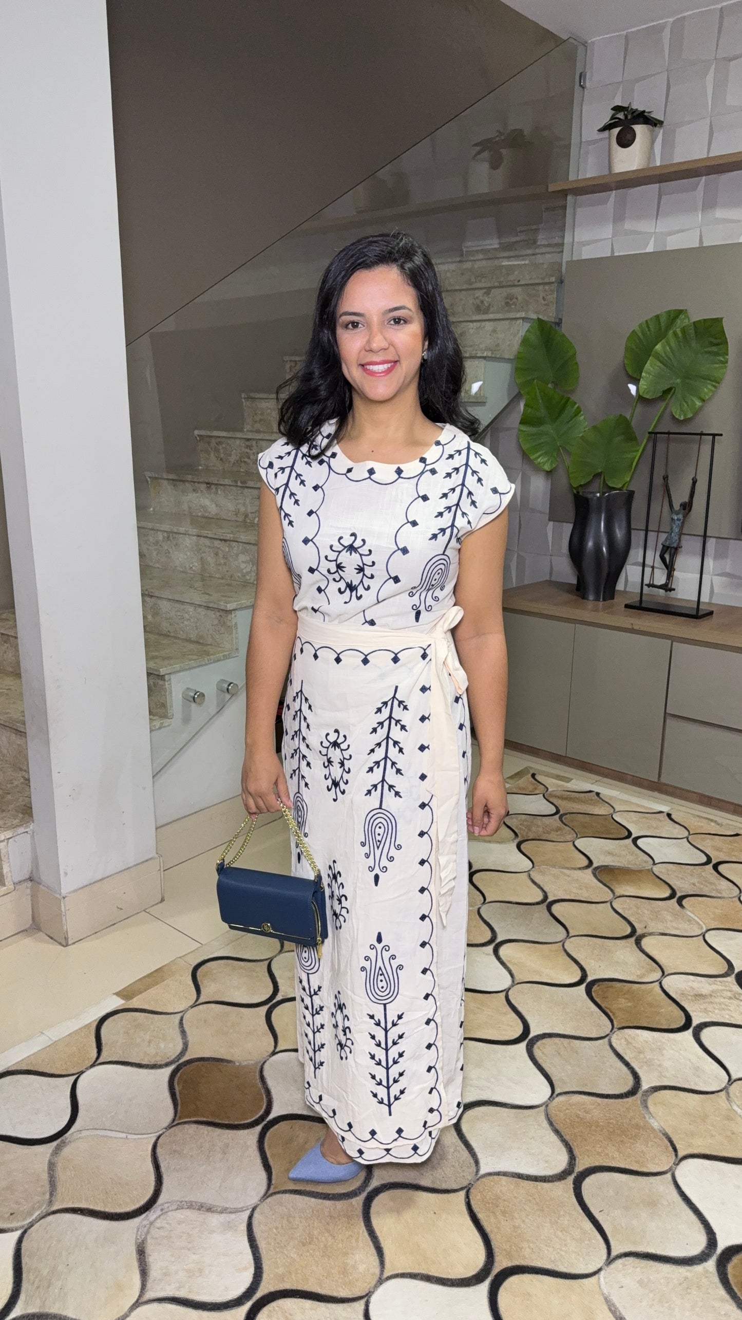 CONJUNTO JASMINE LINHO BORDADO