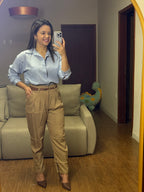 CALÇA ESTEFANY EM ALFAIATARIA