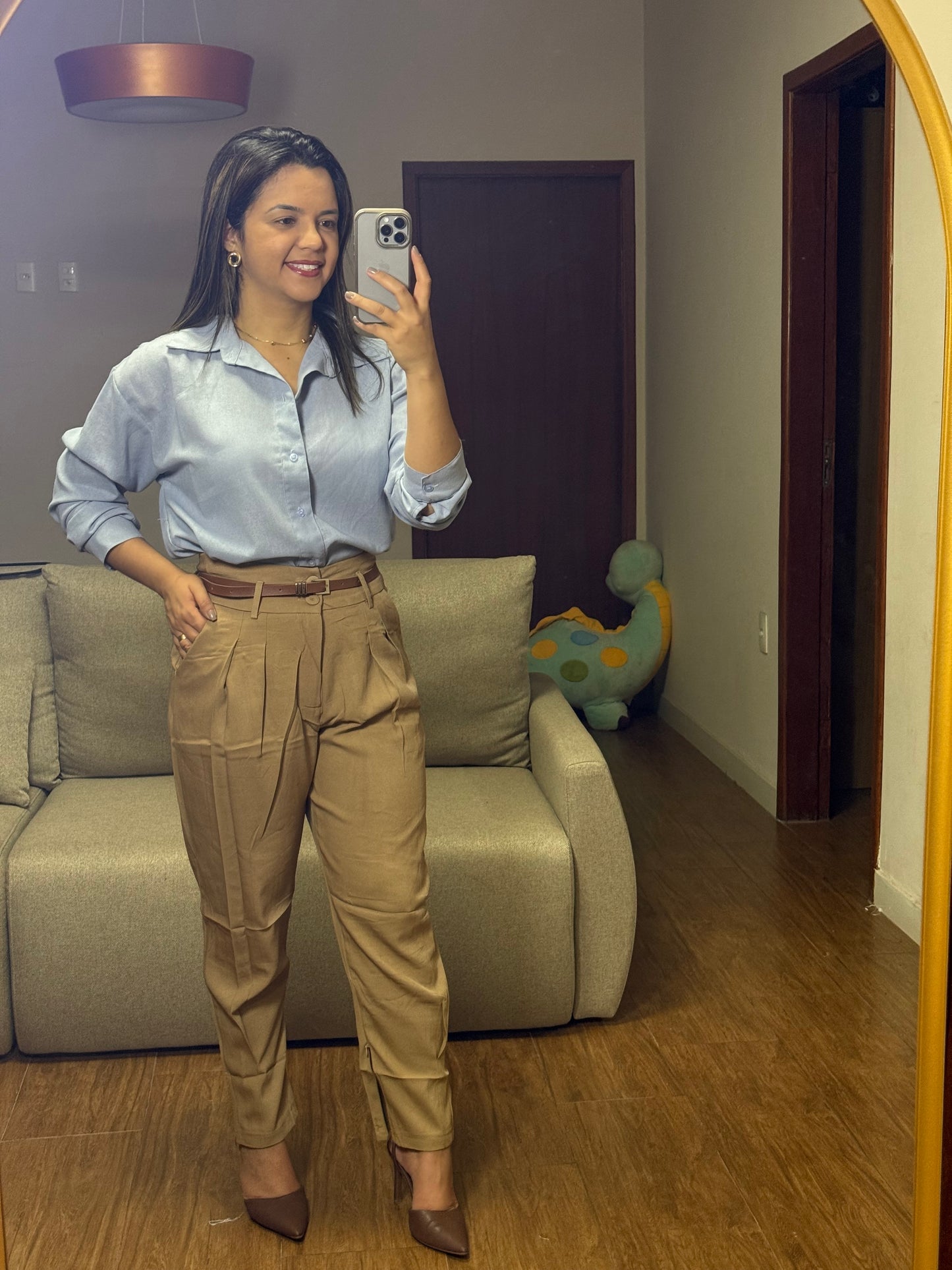 CALÇA ESTEFANY EM ALFAIATARIA