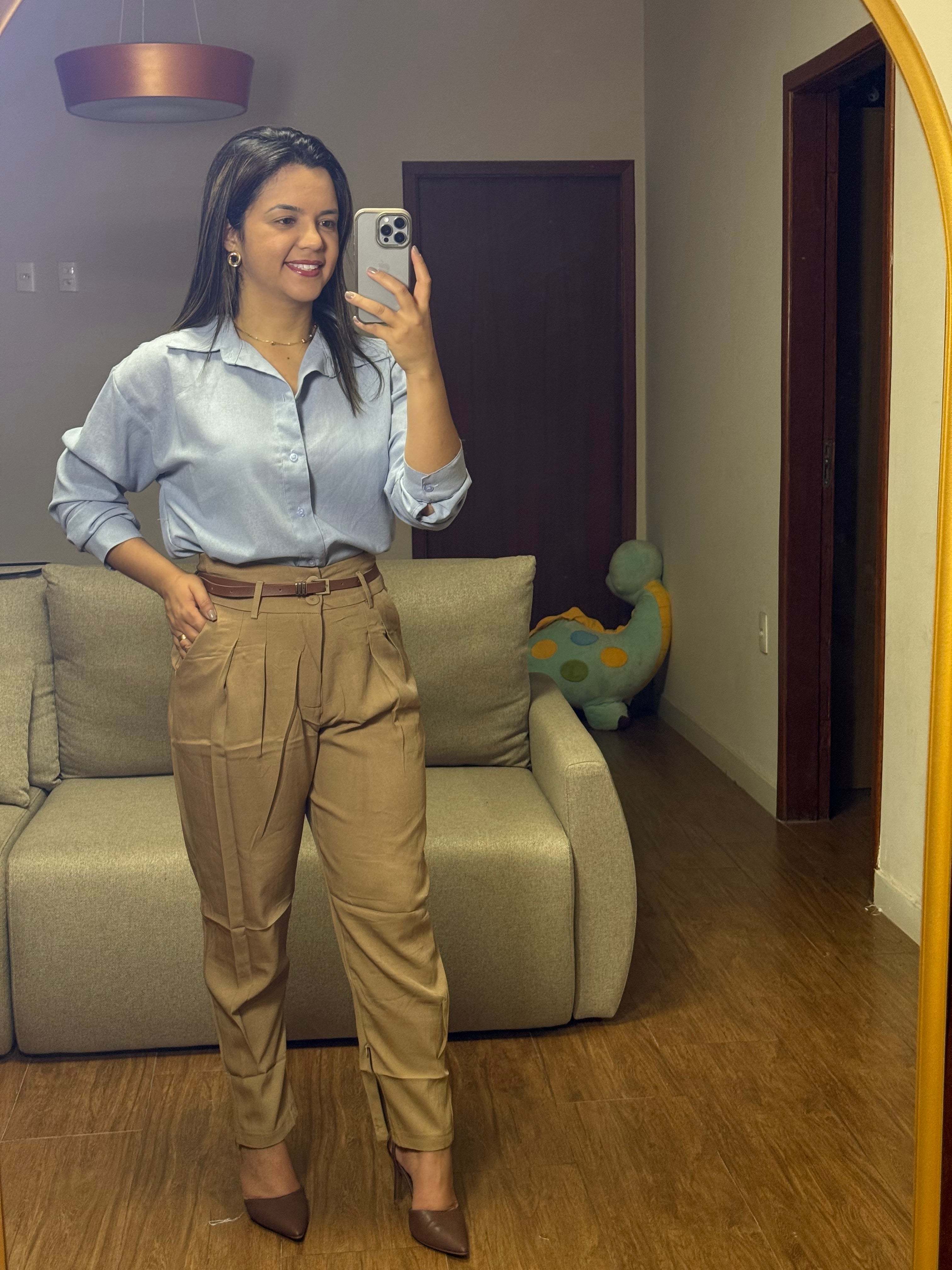 CALÇA ESTEFANY EM ALFAIATARIA