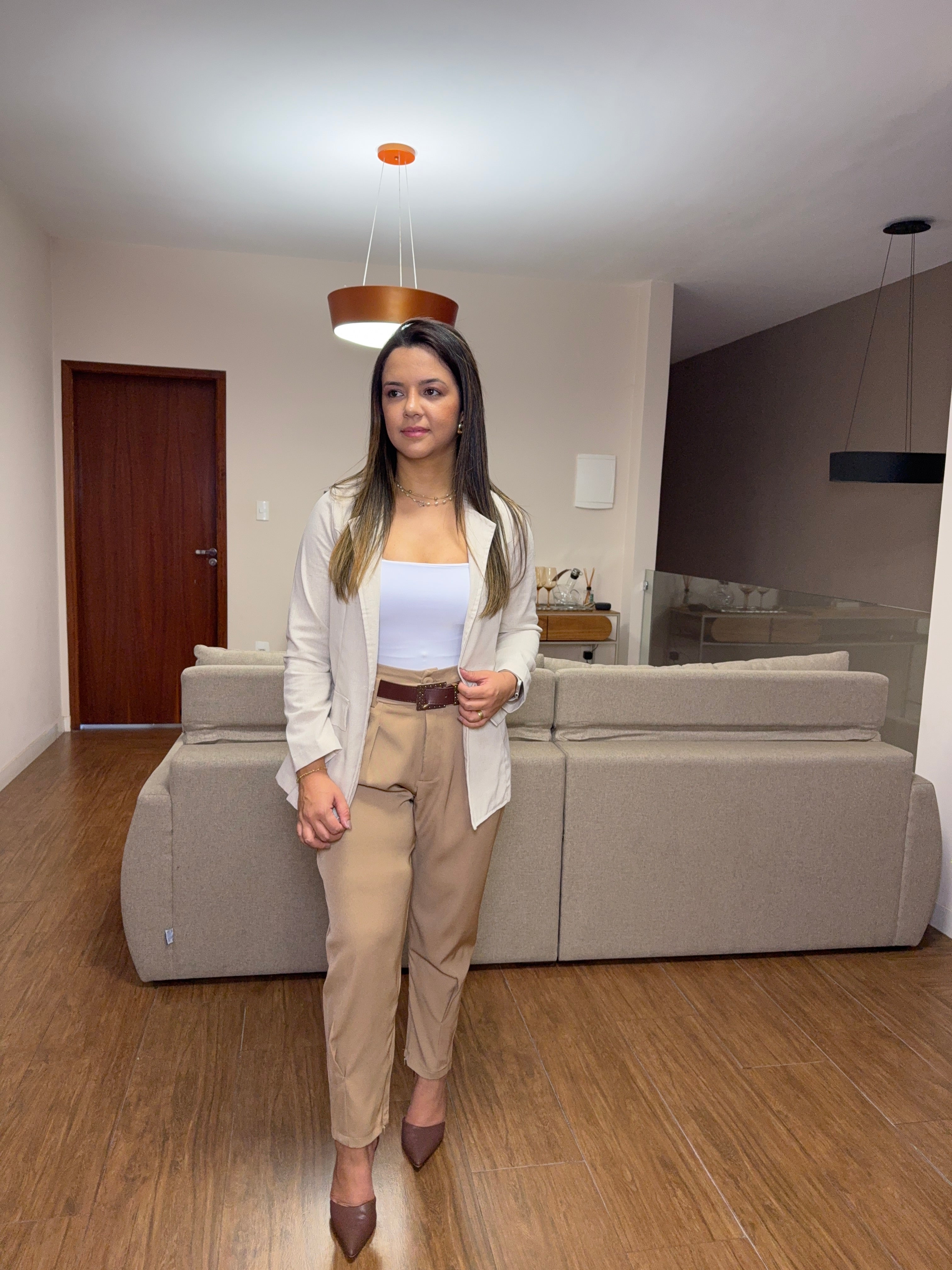 CALÇA ESTEFANY EM ALFAIATARIA