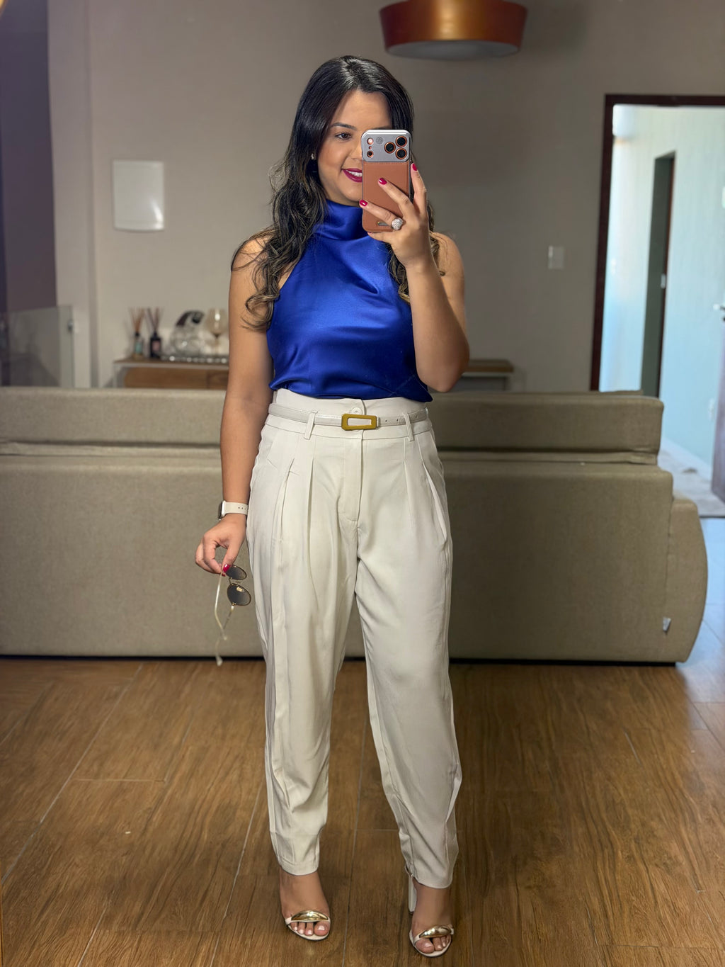 CALÇA ESTEFANY EM ALFAIATARIA