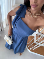 VESTIDO LAÇO AZUL