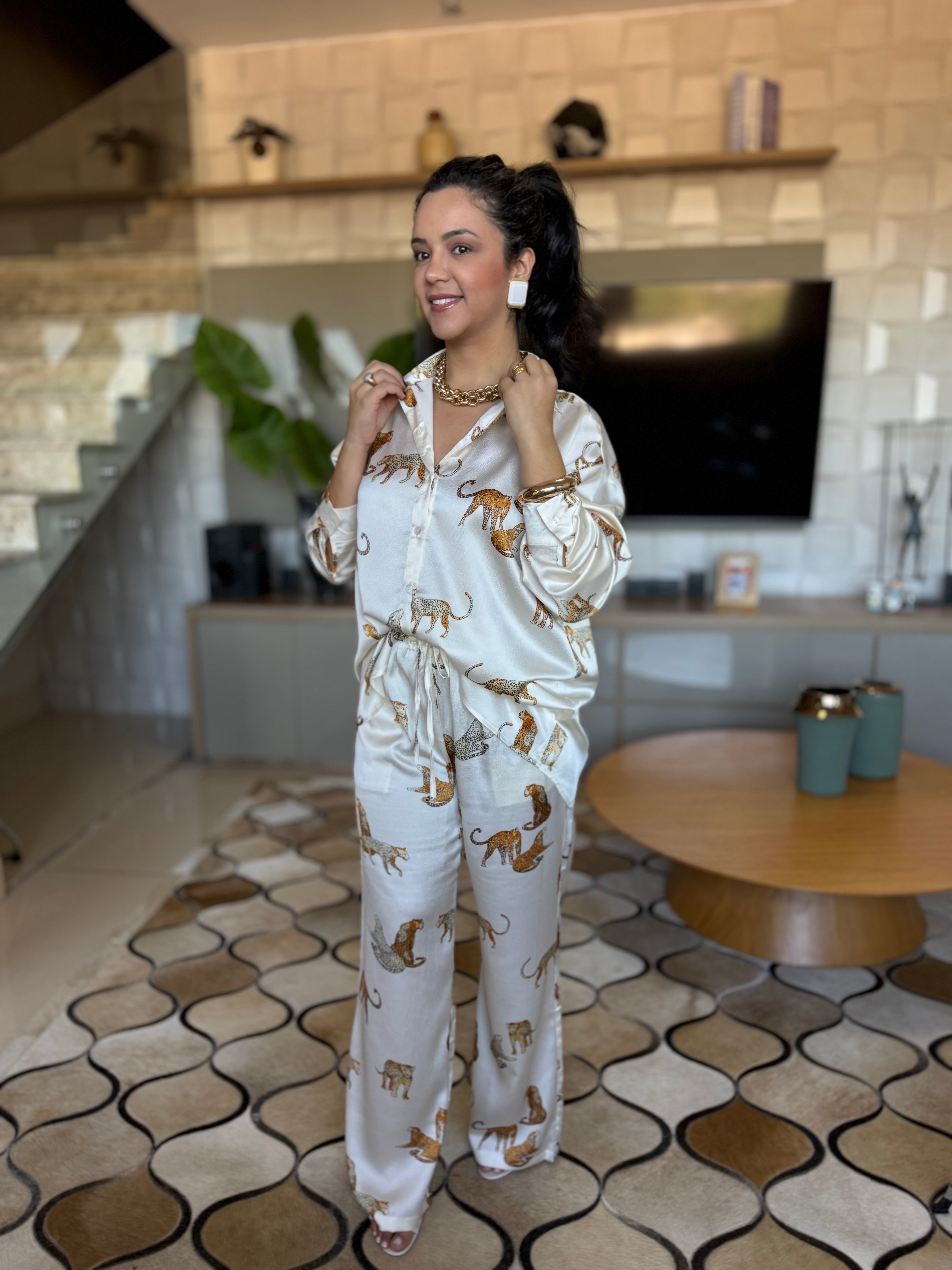 CONJUNTO SAFARI CHAMPANHE