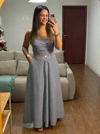 Conjunto Leandra Listrado