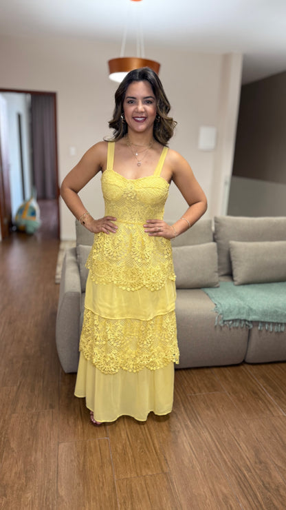 VESTIDO PATHY AMARELO