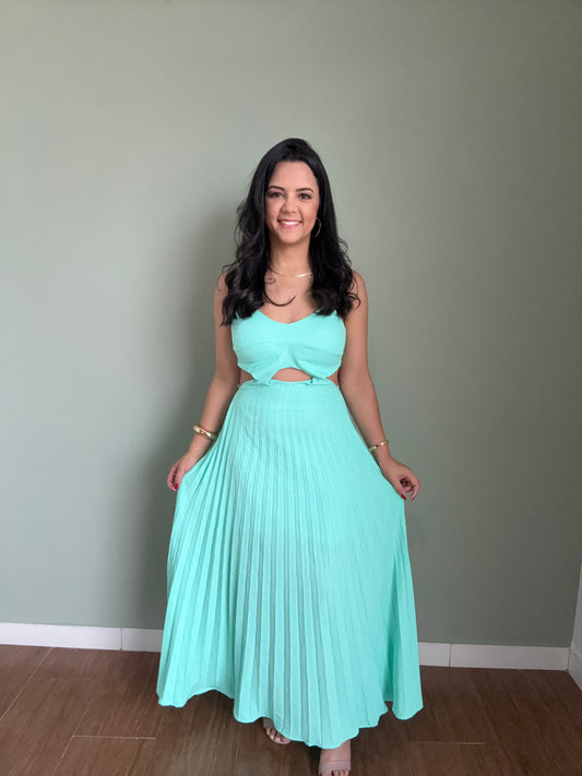 VESTIDO LUNA VERDE ÁGUA
