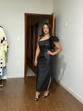 VESTIDO TALITA MIDI PRETO