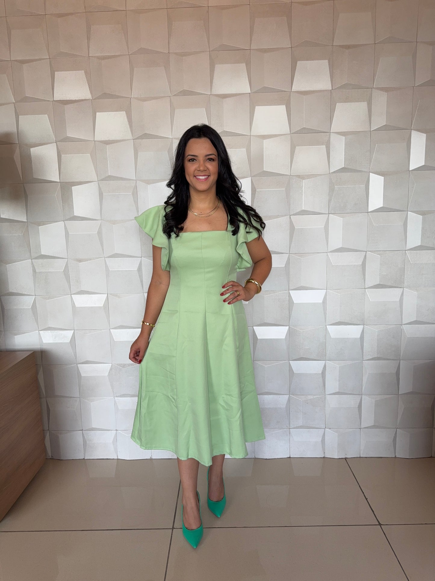 VESTIDO SANDY MENTA