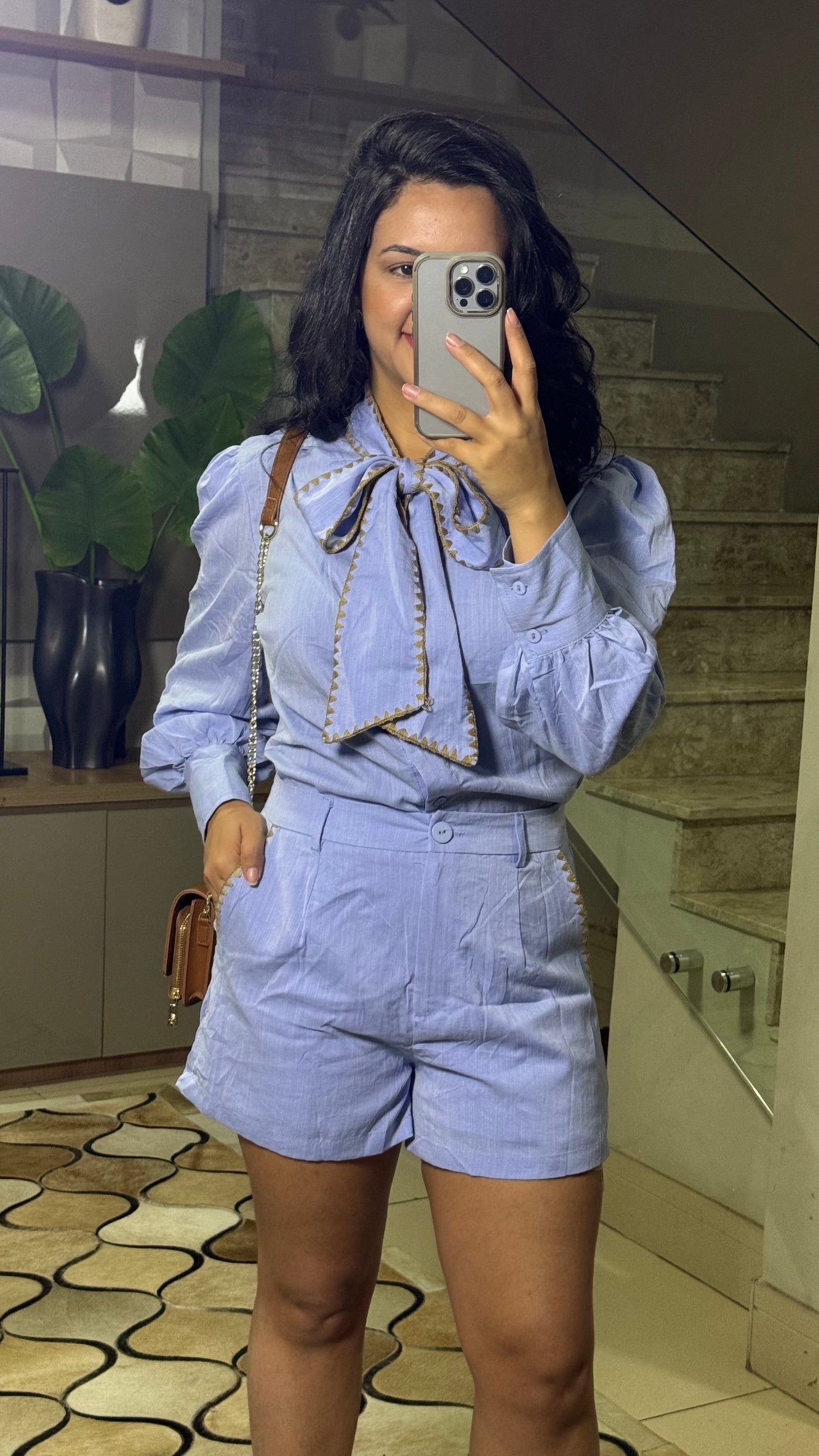 CONJUNTO BRIELLA | LINHO DETALHE CROCHÊ