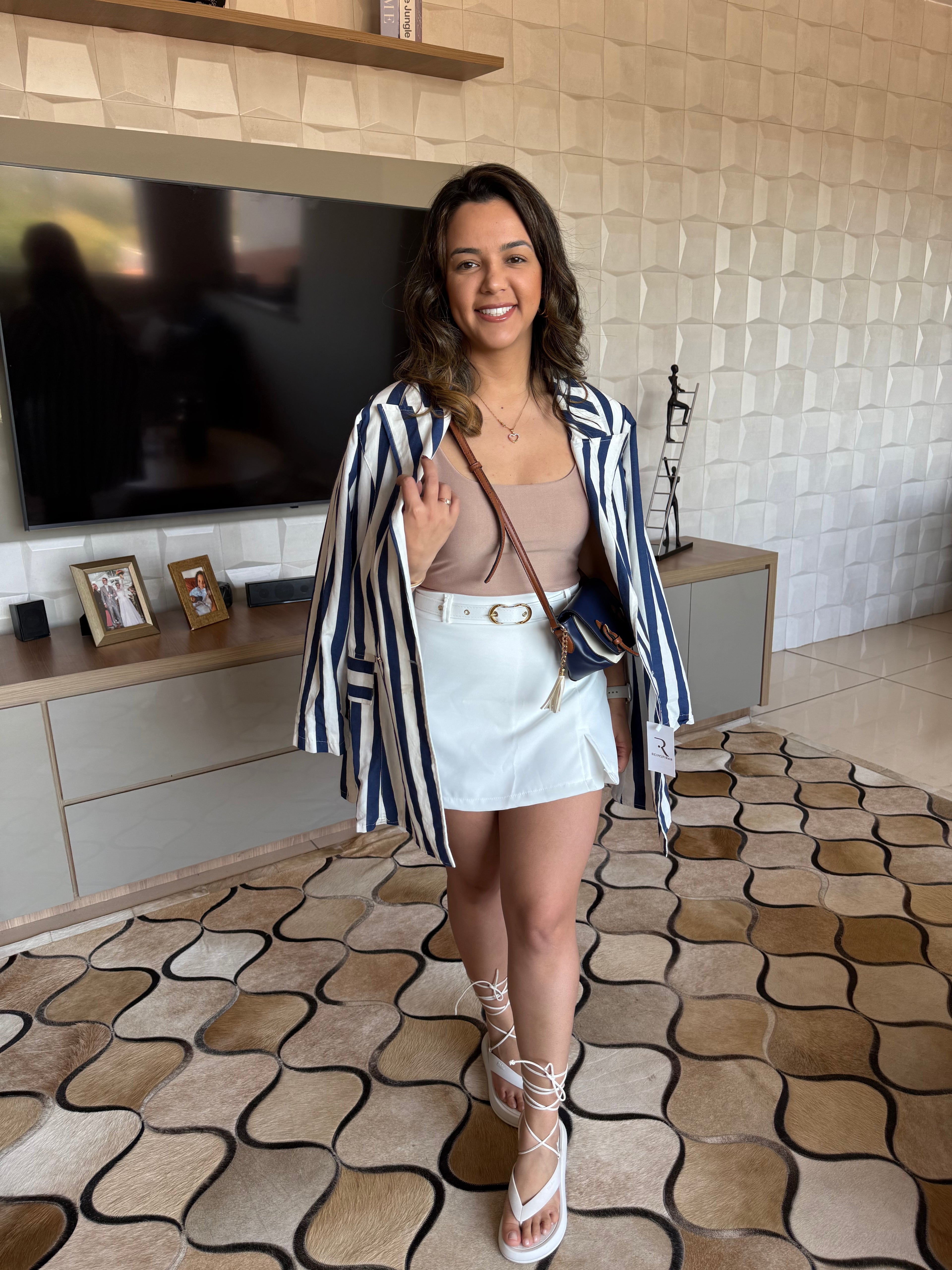 BLUSA ALÇA FINA RIBANA