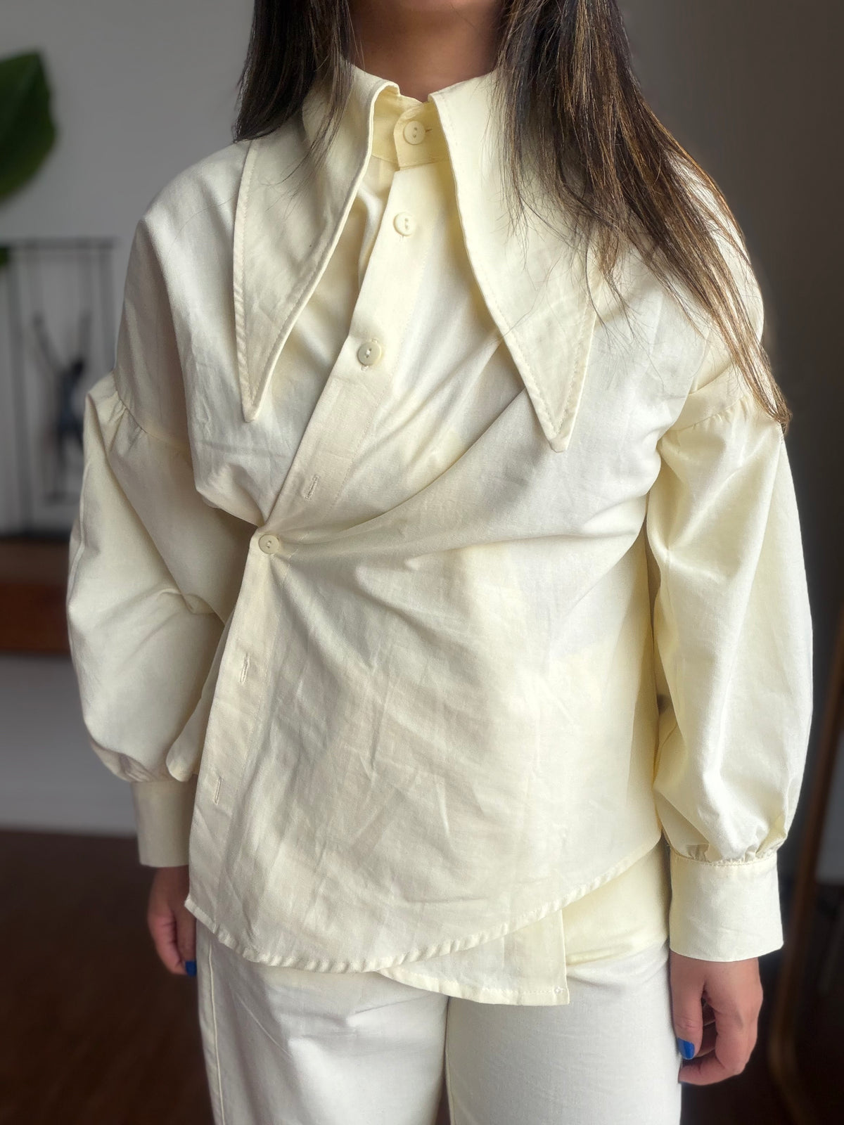 CAMISA POSITANO AMARELO MANTEIGA