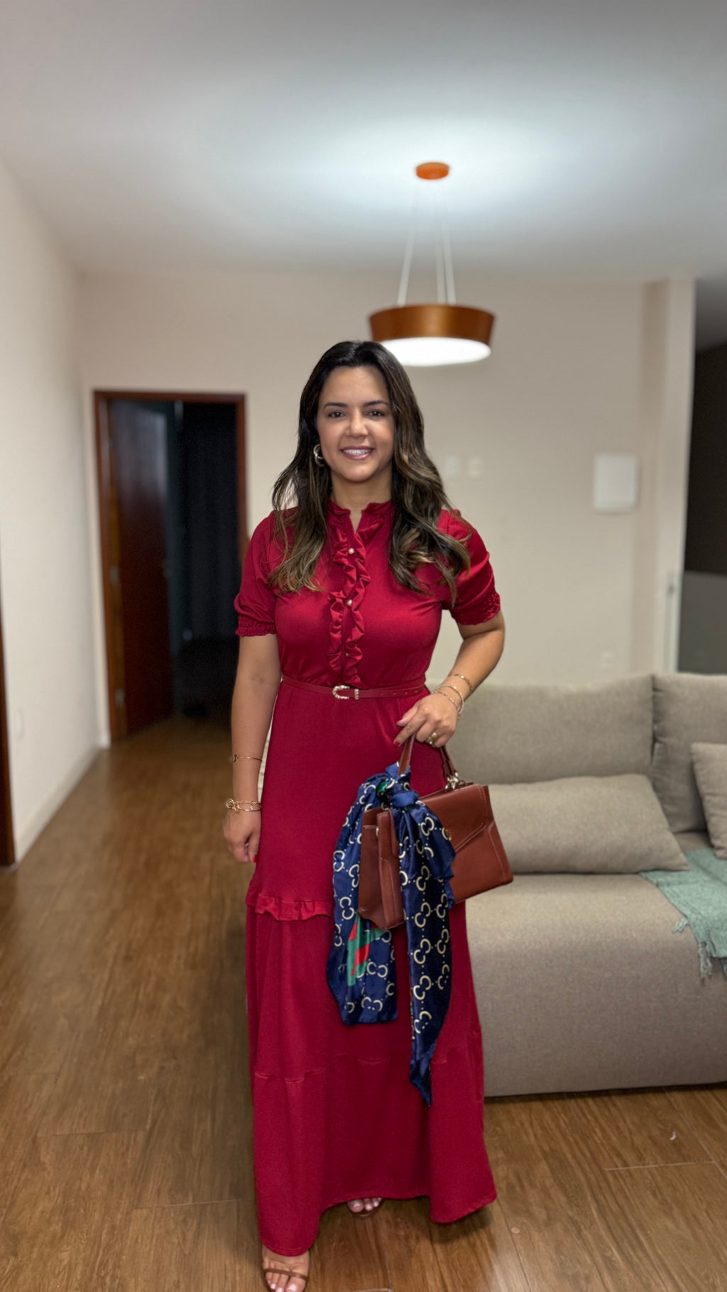 VESTIDO MARISTELA VERMELHO