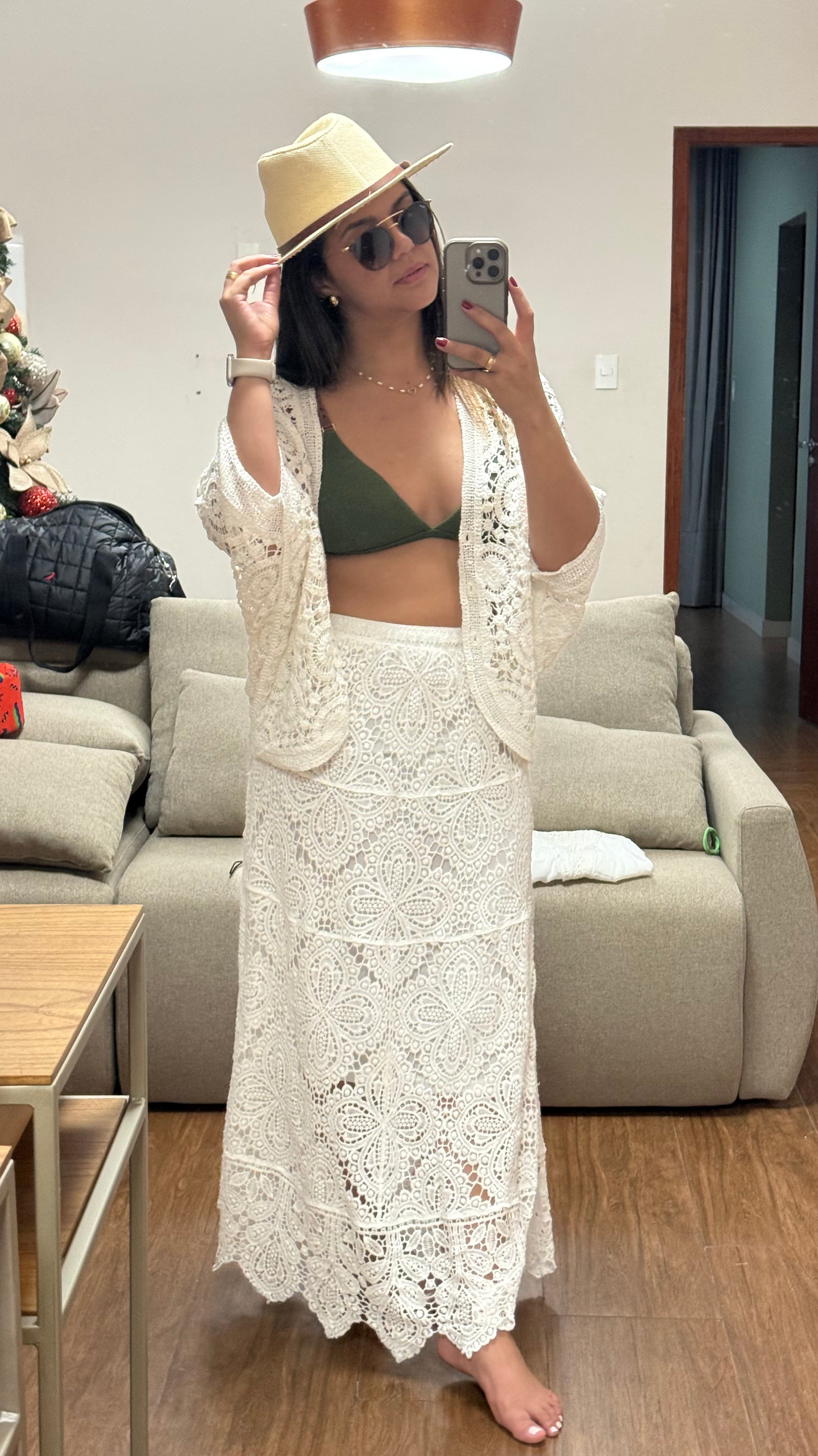 CONJUNTO RIVIERA EM RENDA GUIPIR