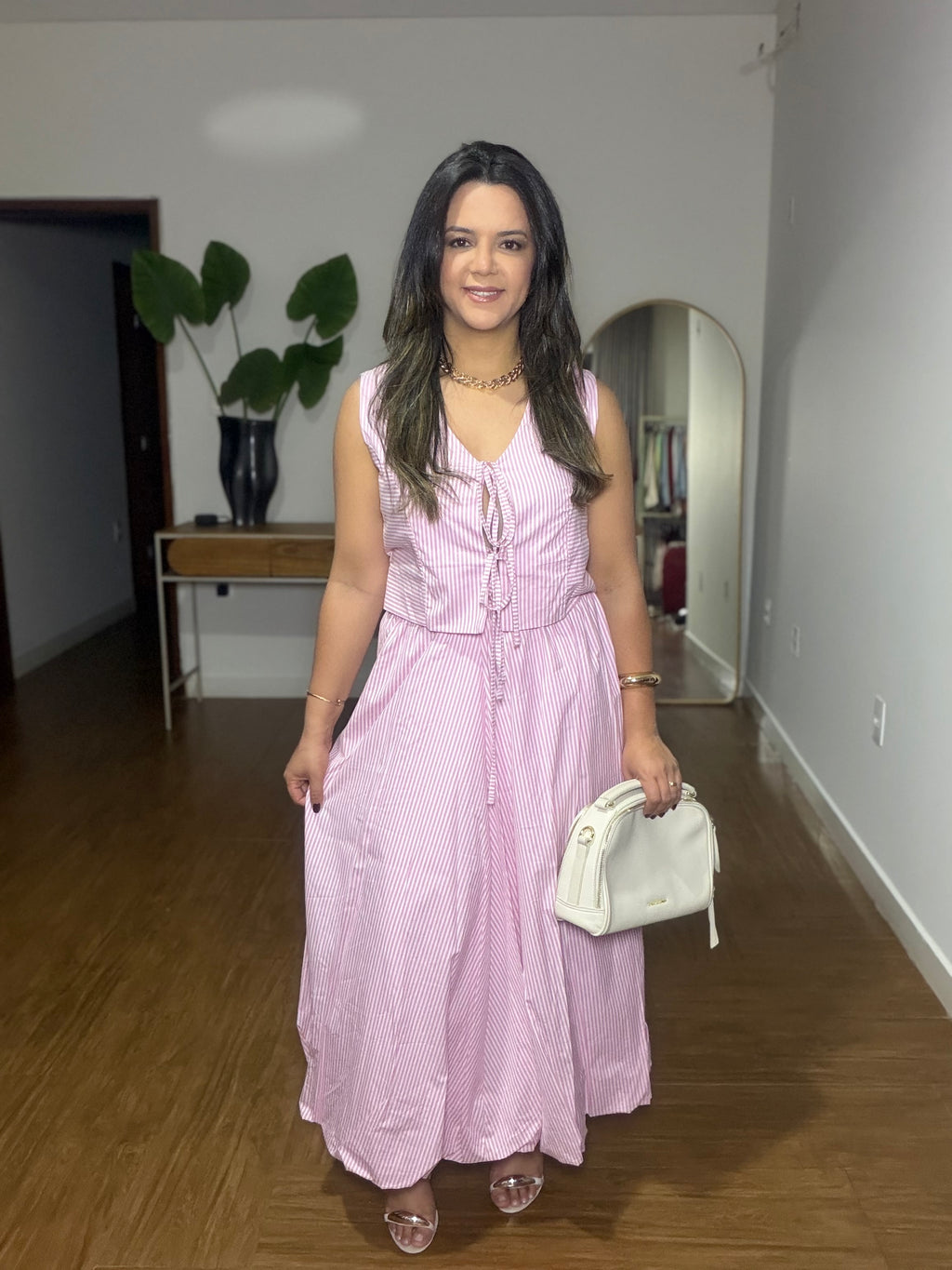 CONJUNTO LAVINIA BALONÊ LISTRADO