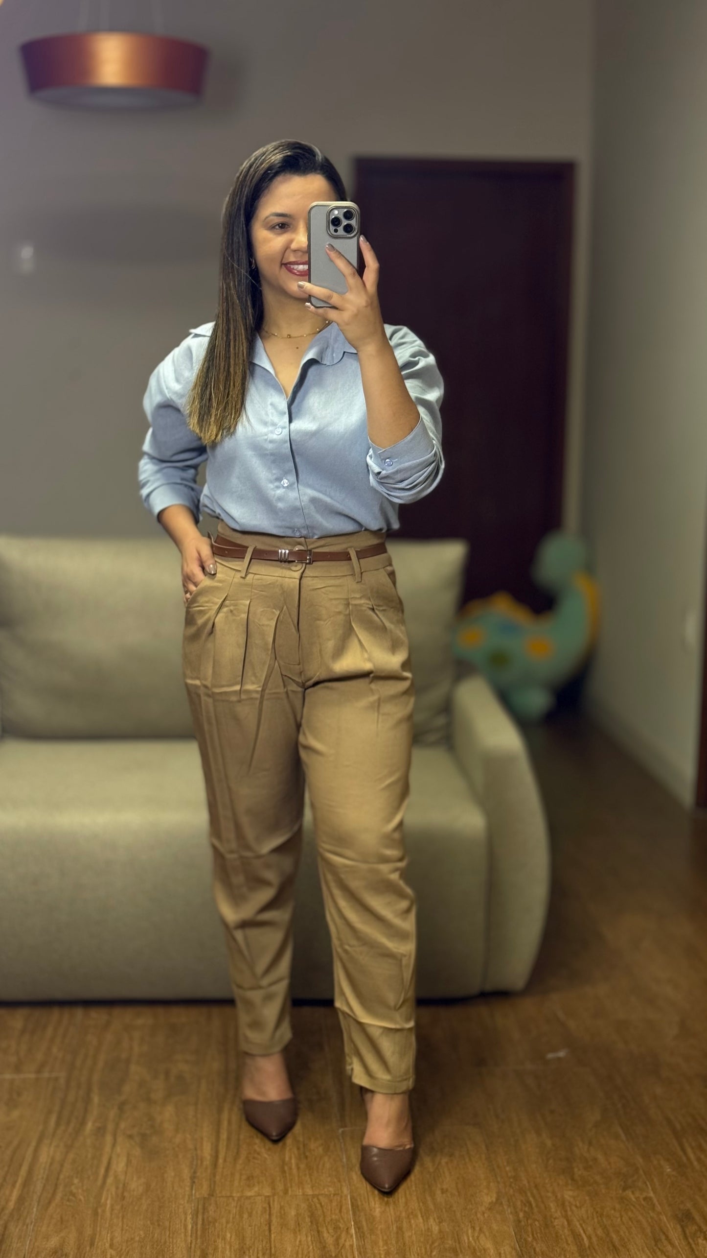 CALÇA ESTEFANY EM ALFAIATARIA