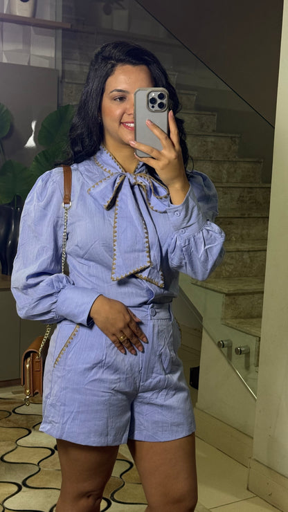 CONJUNTO BRIELLA | LINHO DETALHE CROCHÊ