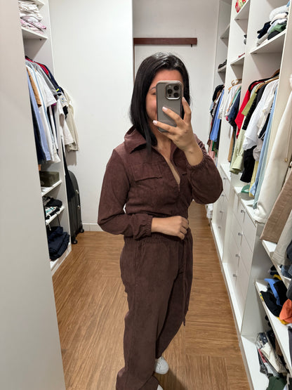 CONJUNTO VALERIA MARROM