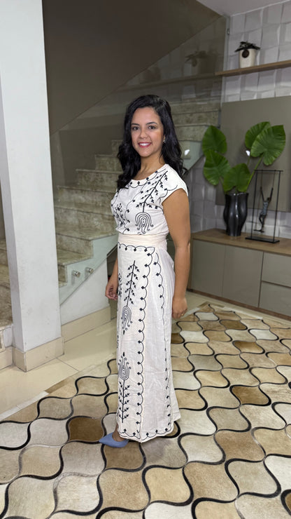 CONJUNTO JASMINE LINHO BORDADO