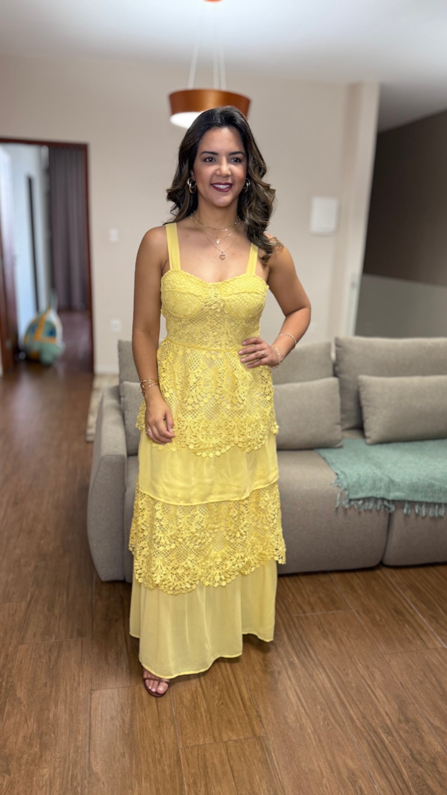 VESTIDO PATHY AMARELO