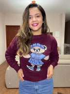 BLUSA TRICÔ URSO
