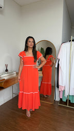 VESTIDO GLAU LARANJA