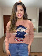 BLUSA TRICÔ URSO