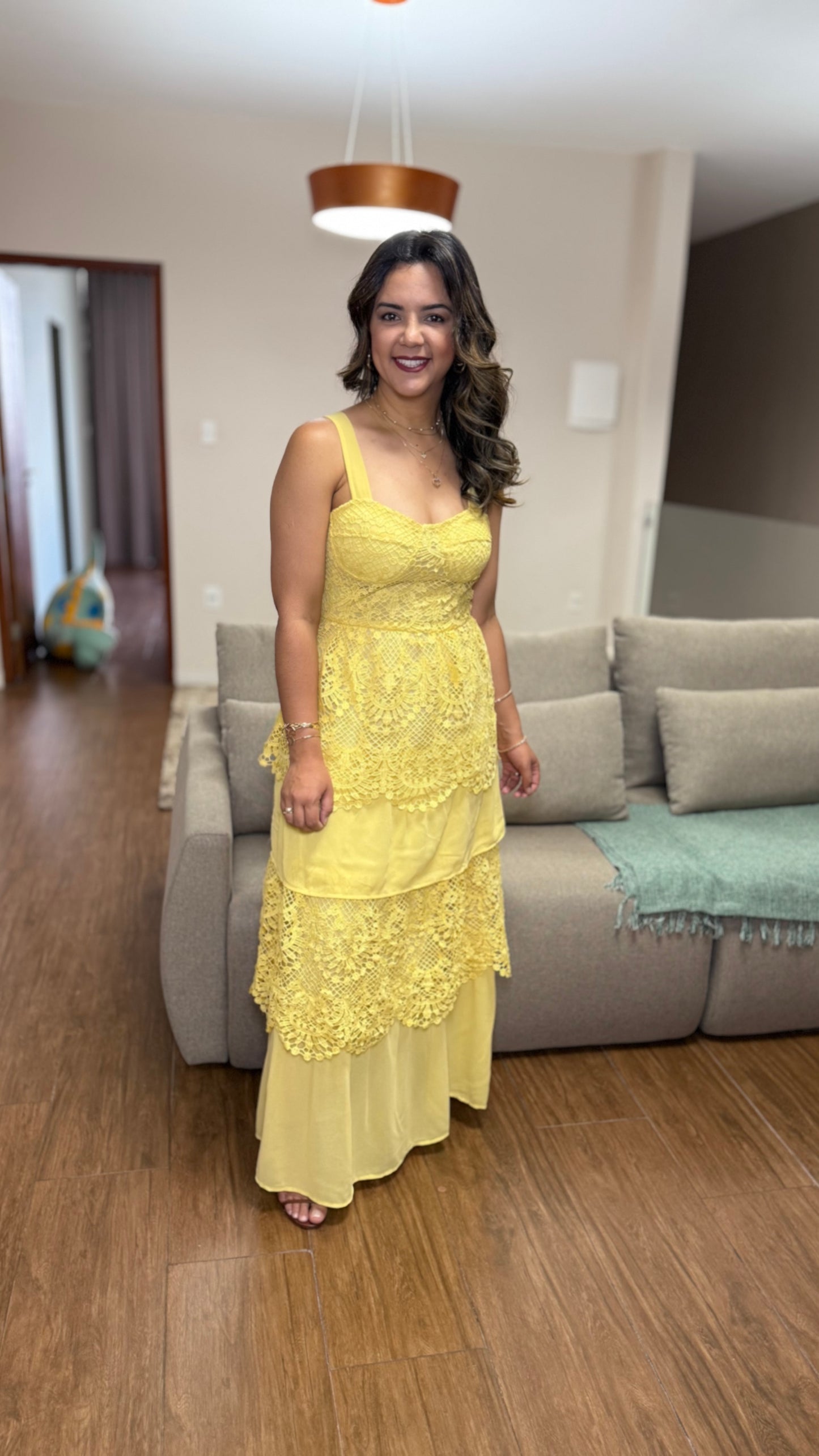 VESTIDO PATHY AMARELO