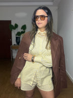 CONJUNTO LAYNARA AMARELO LISTRADO