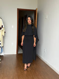 VESTIDO CAPA AMÉLIA PRETO