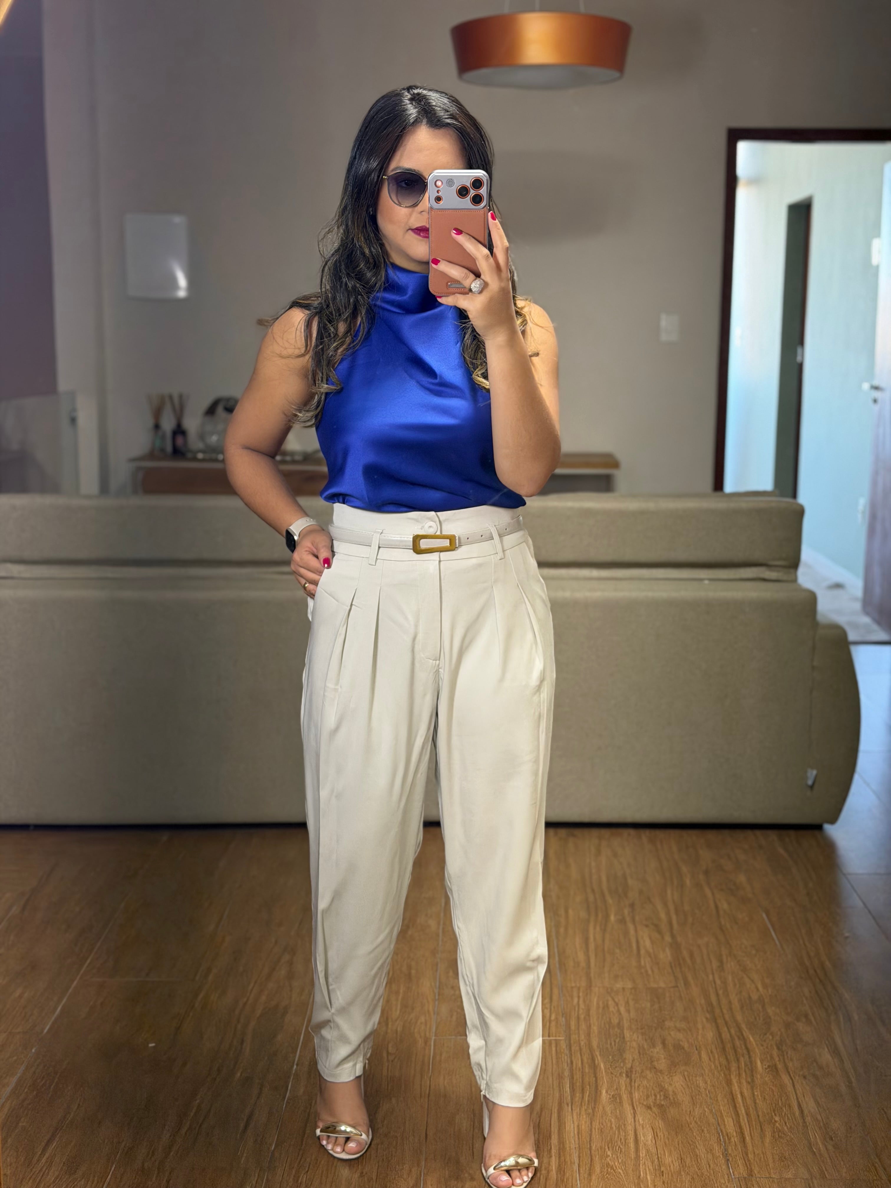CALÇA ESTEFANY EM ALFAIATARIA
