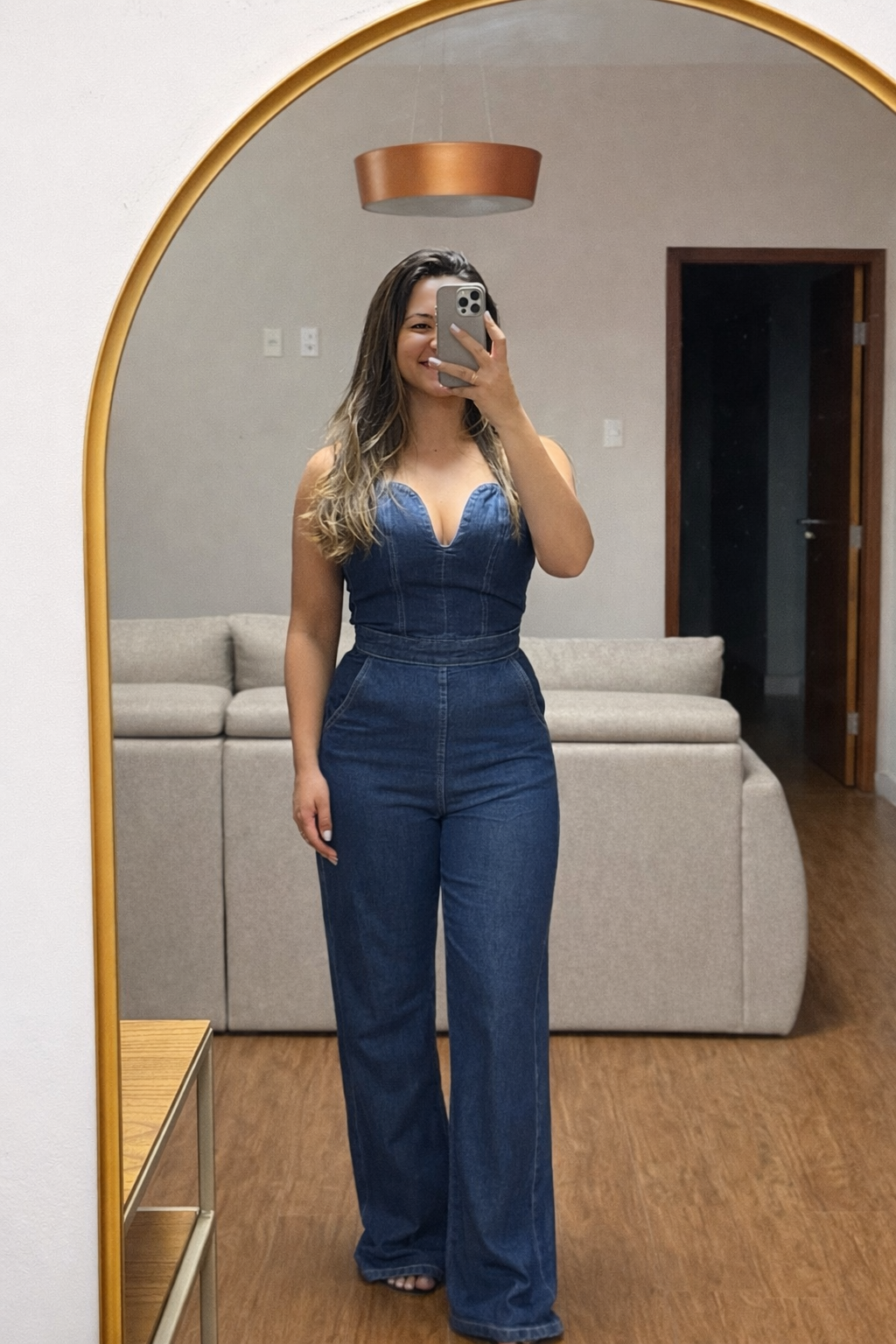 MACACÃO DENIM ELEGANCE