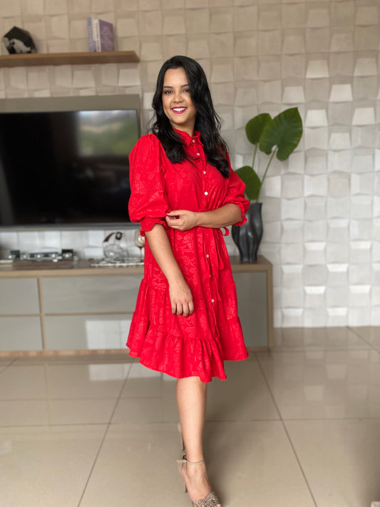VESTIDO NATALY VERMELHO