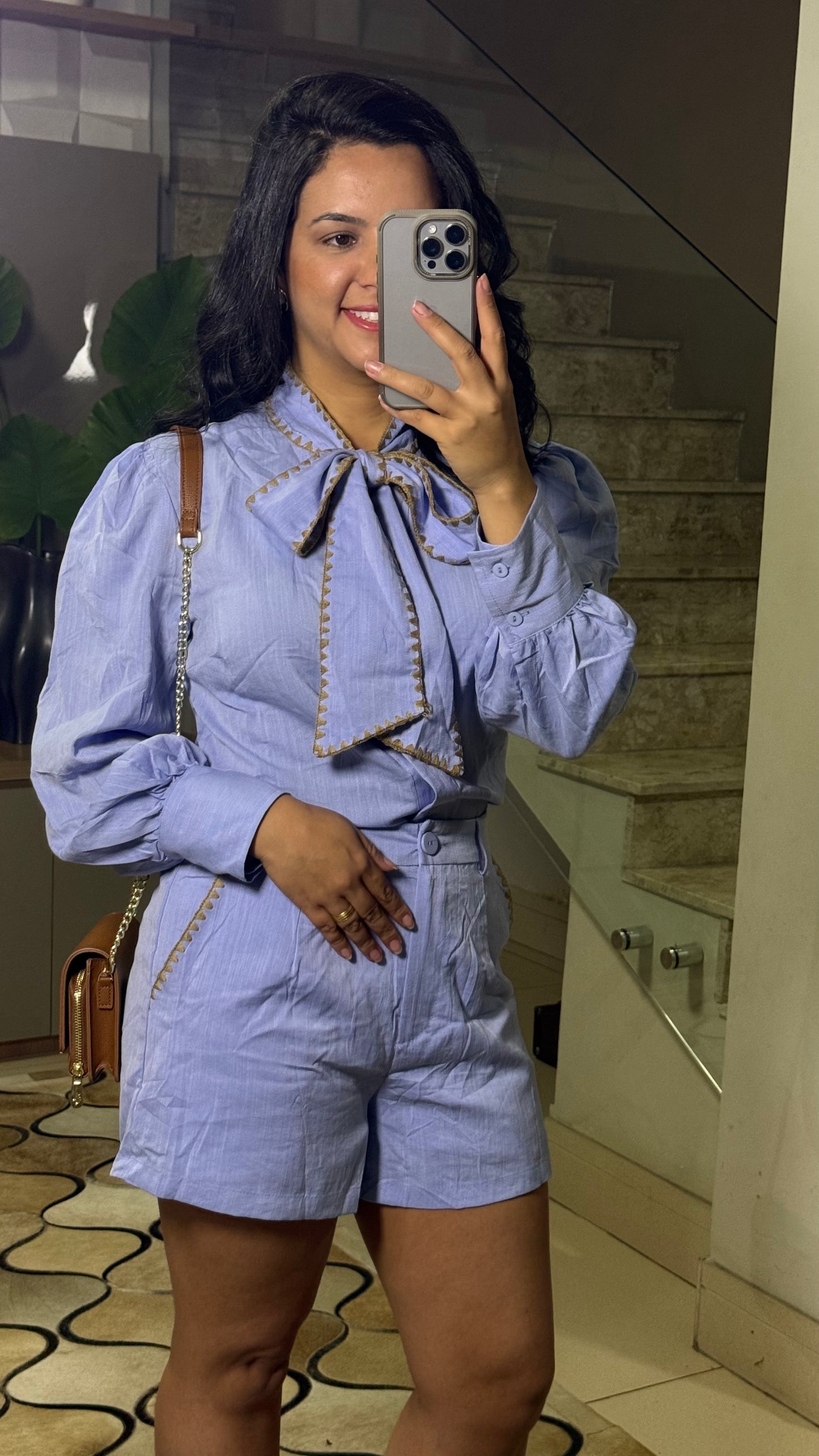 CONJUNTO BRIELLA | LINHO DETALHE CROCHÊ