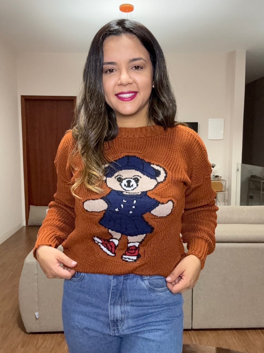 BLUSA TRICÔ URSO
