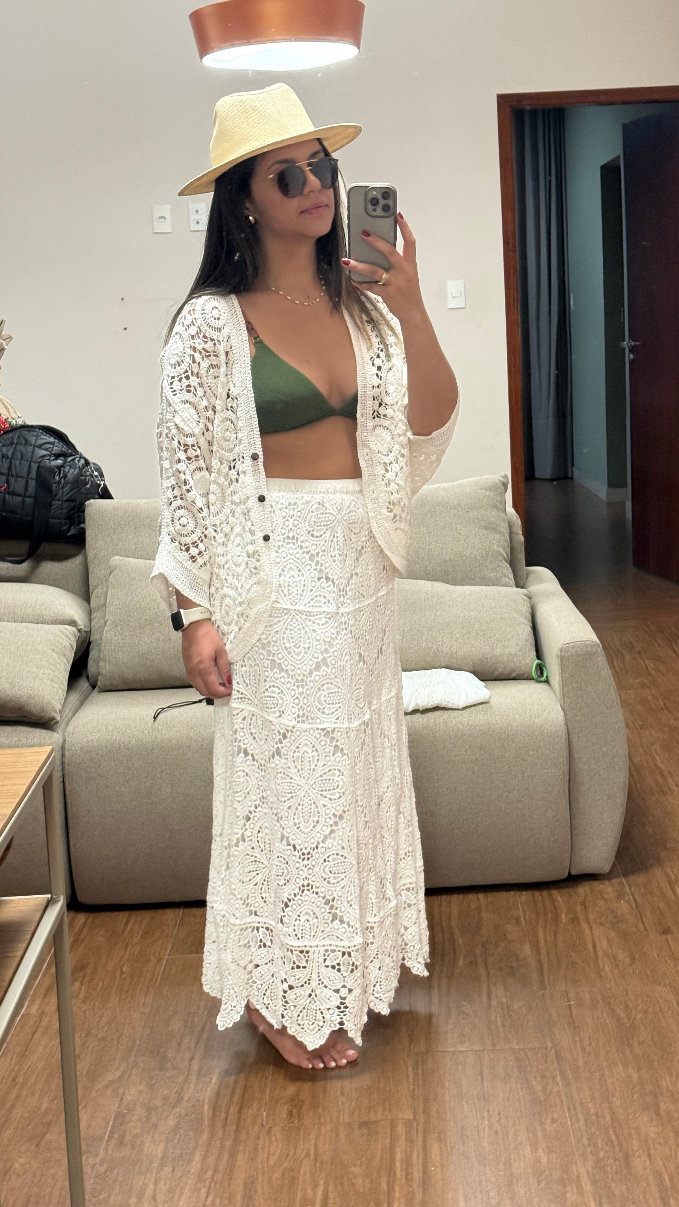 CONJUNTO RIVIERA EM RENDA GUIPIR