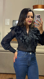 CAMISA CARINA EM GUIPIR