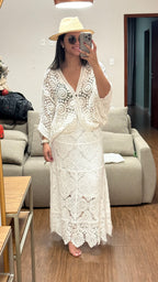 CONJUNTO RIVIERA EM RENDA GUIPIR